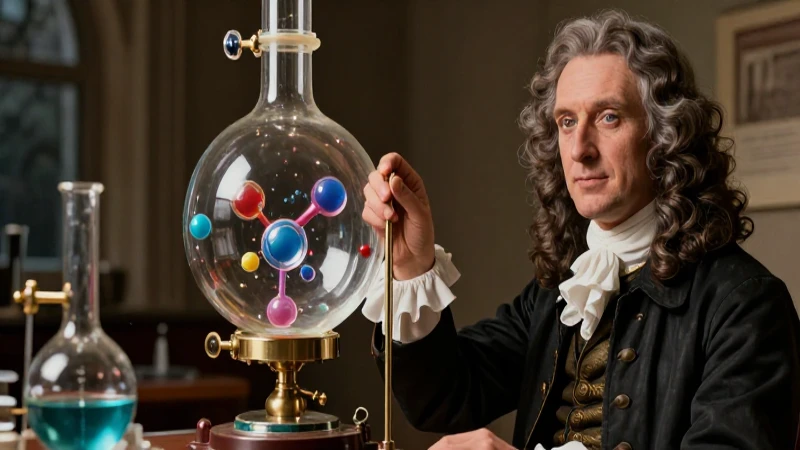 Robert Boyle: Vida, Aportes y Características del Científico 5 Robert Boyle con su equipo en revista educativa