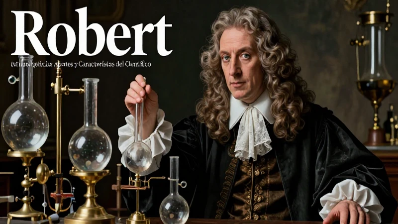 Robert Boyle: Vida, Aportes y Características del Científico 7 Boyle: legado científico y retratos dramáticos