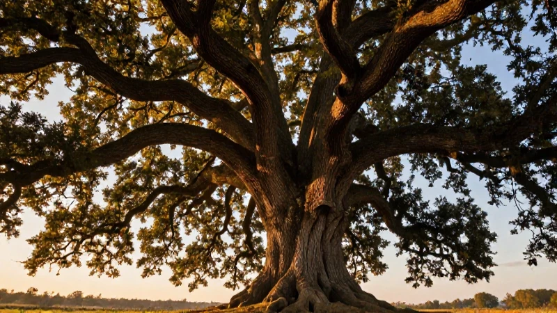 Roble: símbolo majestuoso y poderoso