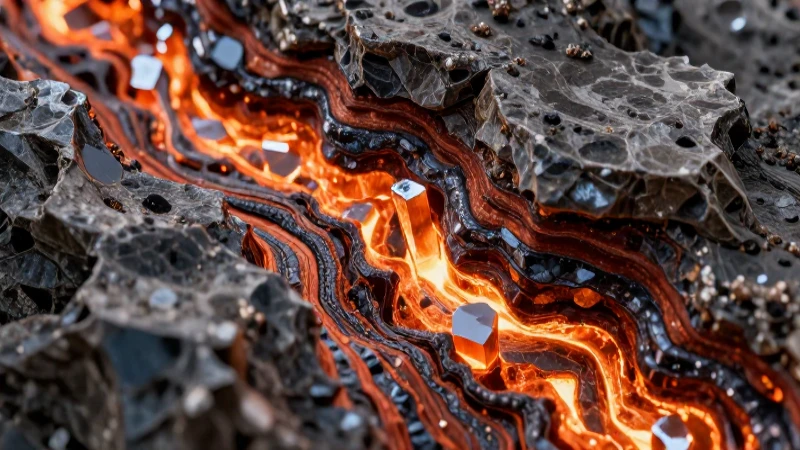 Rocas ígneas: definición, características y conceptos clave 7 Rocas y cristales brillantes en alta definición