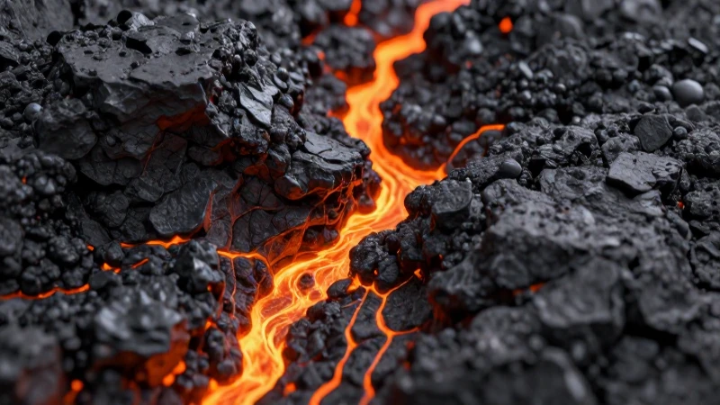 Rocas ígneas: definición, características y conceptos clave 5 Roca volcánica con magma vibrante y luz dramática
