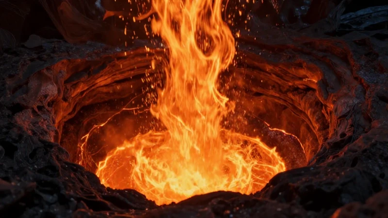 Rocas ígneas: definición, características y conceptos clave 3 Magma subterráneo realista y dinámico
