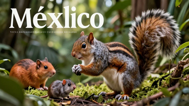 Roedor: Definición, características y concepto esencial 4 Cubierta educativa de fauna realista en México