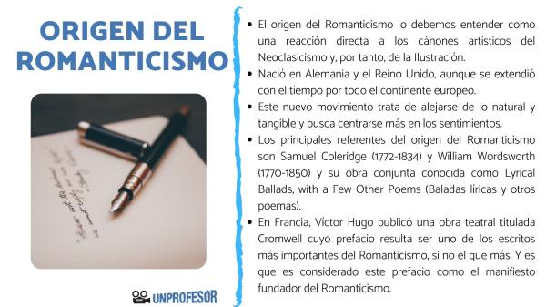 romanticismo literario origenes obras y autores clave 1