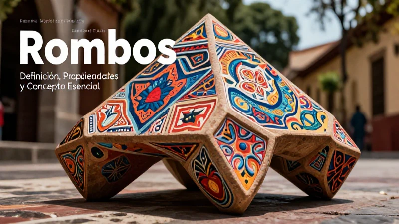 Rombos vibrantes fusionan geometría y tradición mexicana