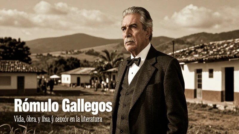 Rómulo Gallegos: legado literario distinguido