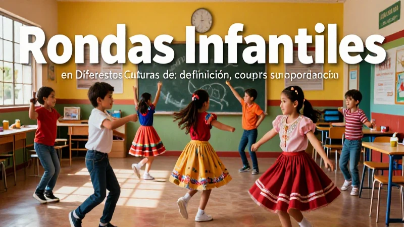 Rondas infantiles: definición, concepto y su importancia 6 Rondas infantiles: cultura, baile y educación