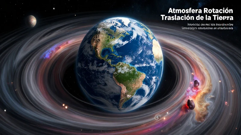 Tierra: atmósfera, rotación y traslación dinámicas