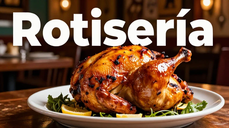 Rotisería: sabor, calidad y tradición en tu mesa