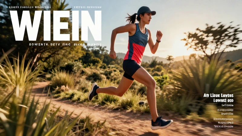Atleta corredor vibrante en entorno natural hiperrealista
