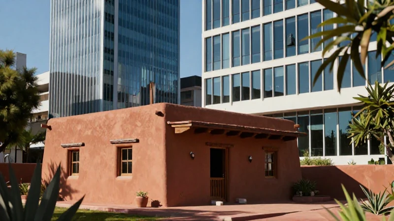 Contraste arquitectónico: tradición vs. modernidad