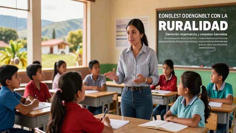 Educación rural mexicana contemporánea