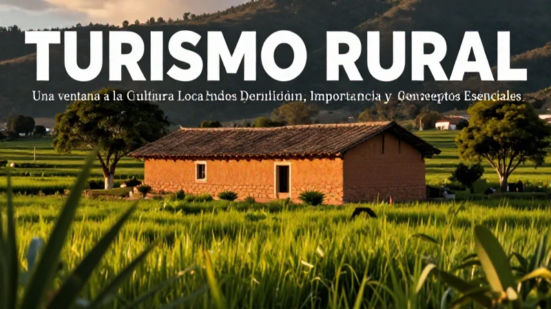 Turismo rural muestra la auténtica cultura local