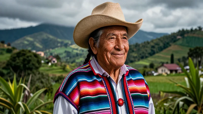 Retrato hiperrealista de anciano mexicano
