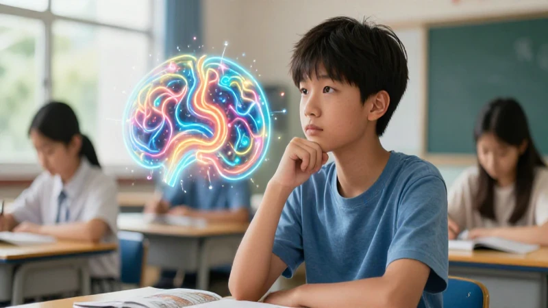 Rutinas de Pensamiento: Mejora tu Aprendizaje Diario 5 Estudiante reflexivo y red neuronal brillante