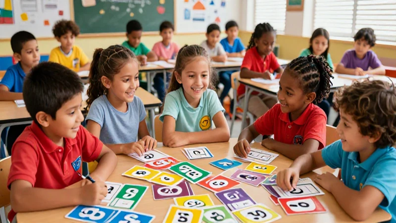 Ilustración de aula mexicana educativa
