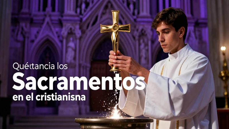 Los sacramentos son fundamentales en el cristianismo