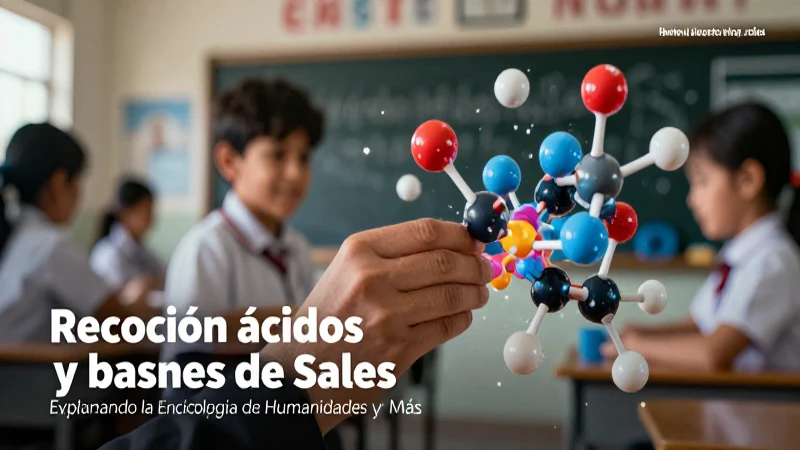 Sales: Explorando la Enciclopedia de Humanidades y Más 4 Reacción química: la fusión de ácidos y bases
