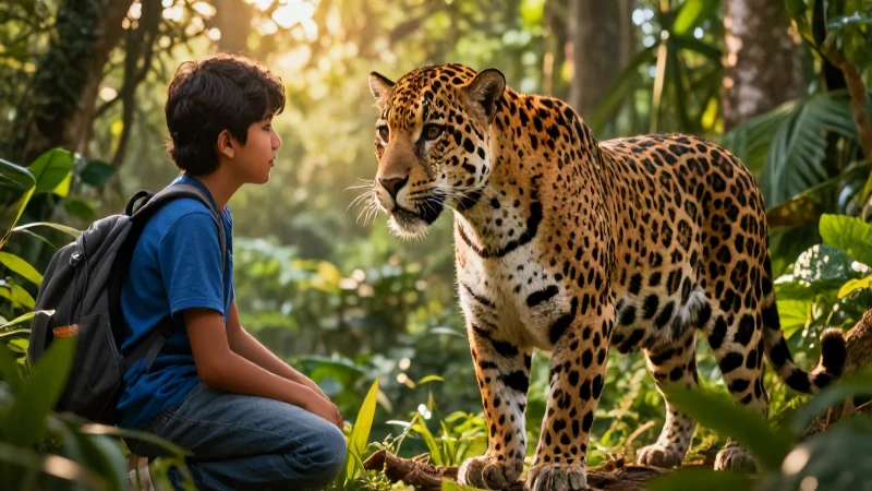 Animales salvajes: concepto, características y ejemplos 7 Relación humano-animal en la selva