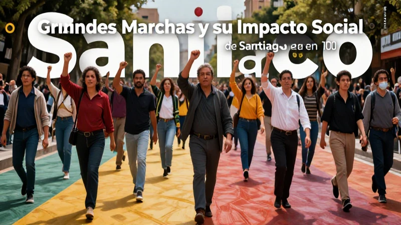 Marchas sociales de Santiago marcan el impacto