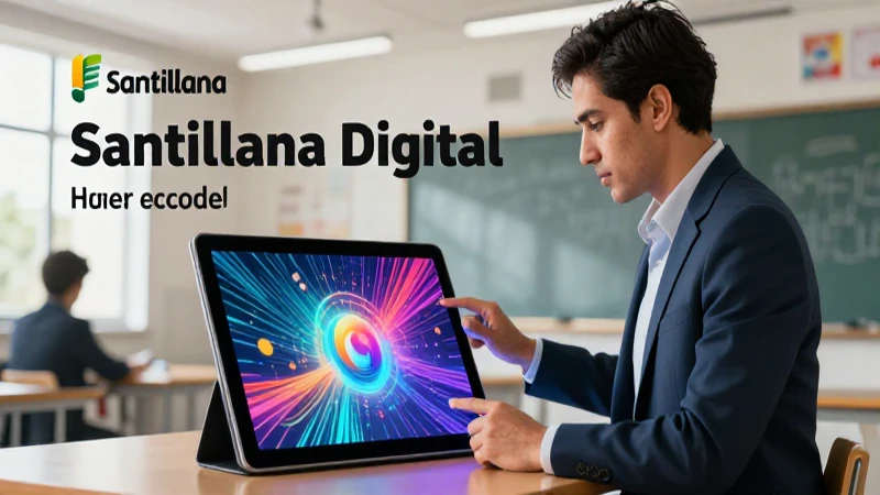 Herramientas digitales para maestros de Santillana