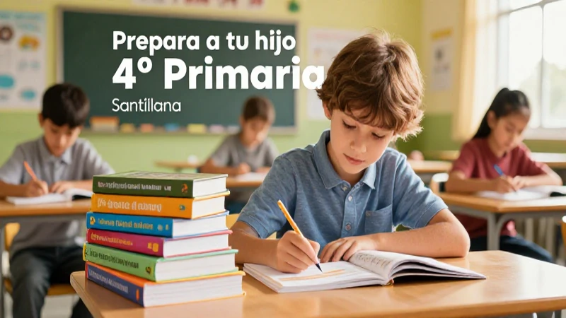 Prepara a tu hijo para exámenes de 4º primaria con Santillana 3 Recursos para exámenes de 4º primaria