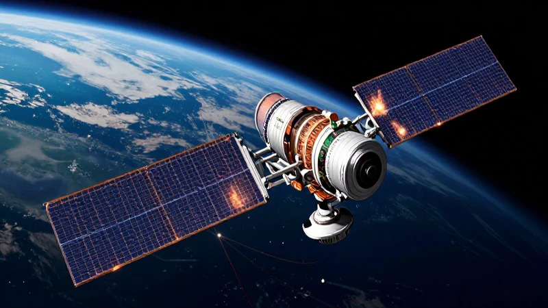 Cuáles son tipos, funciones y características de satélites 6 Satélite orbital sobre Tierra con datos
