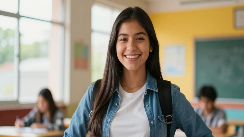 Satisfacción: Definición, Concepto y su Importancia 6 Retrato vibrante de estudiante mexicano feliz