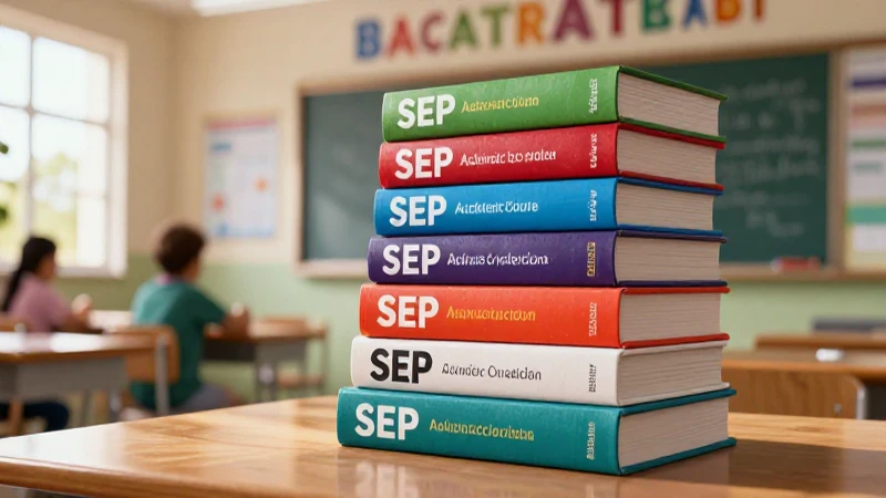 Libros SEP vibrantes y realistas en un aula