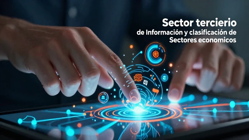 Información y clasificación de sectores económicos: ejemplos 7 Sector terciario de información y clasificación