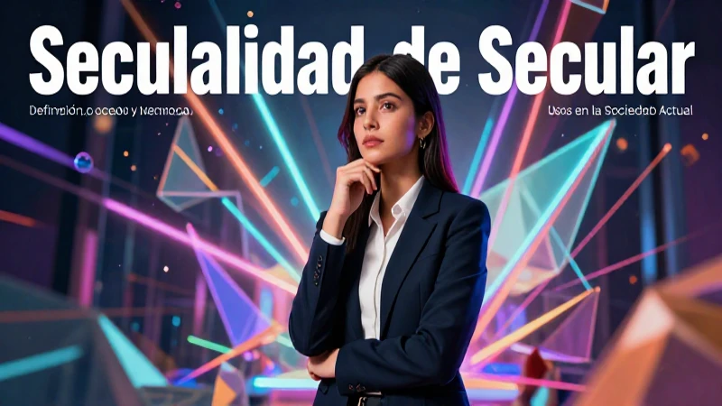 Secularidad: Definición y uso en la sociedad actual