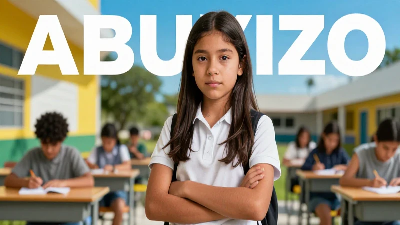 Joven mexicano ambicioso en ambiente escolar vibrante