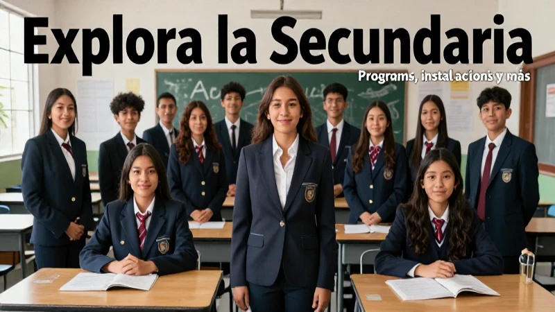 Explora la Secundaria Lázaro Cárdenas: programas, instalaciones y más 5 Destacados de Explora: éxito y educación