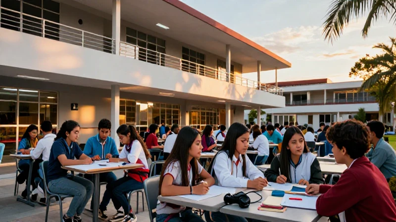 Explora la Secundaria Lázaro Cárdenas: programas, instalaciones y más 6 Estudiantes colaboran en moderna escuela mexicana