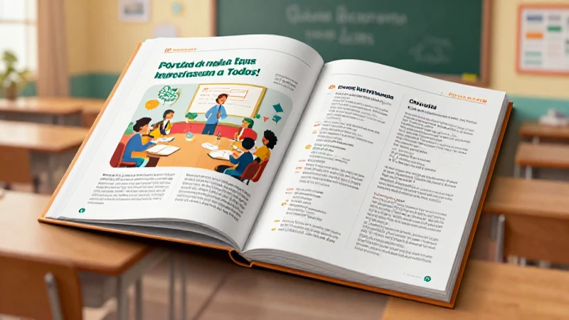 Escena educativa estilizada y profesional