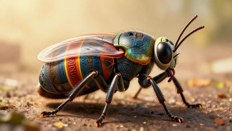 Insect detallado con estilo de ilustración premium