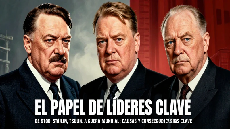 Segunda Guerra Mundial: Causas y Consecuencias Clave 6 Líderes de guerra, causas, consecuencias e imagen dramática