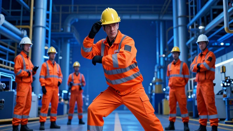Ingeniero de seguridad profesional en entorno industrial mexicano