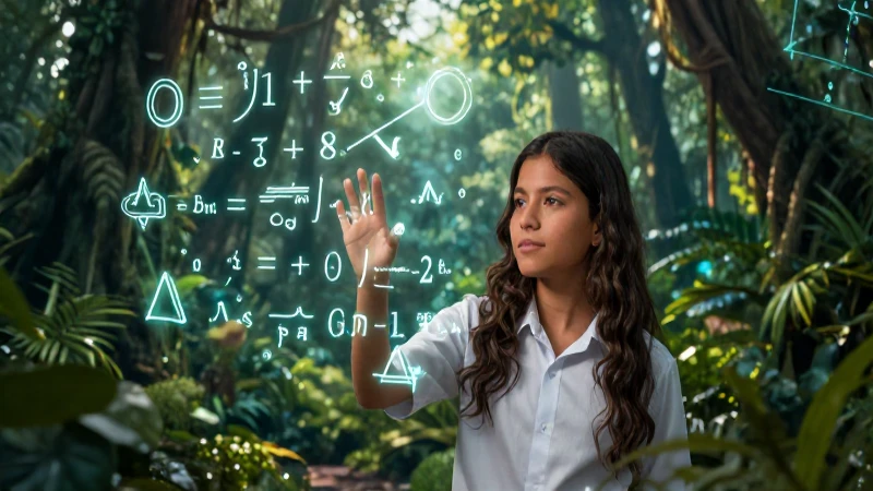 Conoce todas las respuestas de la Selva Matemágica 1 Secundaria aquí 4 Joven mexicano con ecuaciones en selva mágica