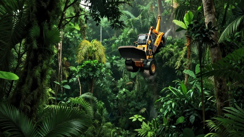 Selvas: Concepto, flora, fauna y diferencias con desiertos 5 Deforestación dramática en la selva vibrante