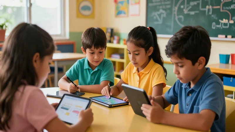 Tecnología en preescolar: aprendizaje vibrante e interactivo