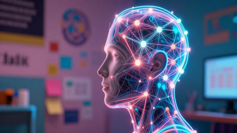 Perfil humano con red de conocimiento