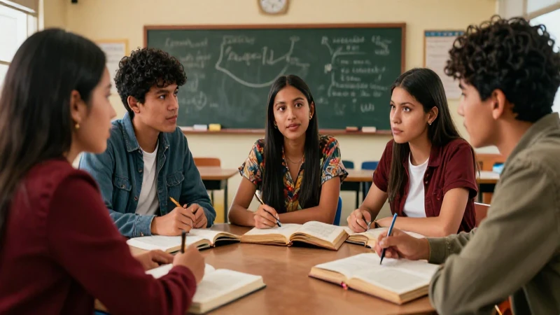 Jóvenes mexicanos colaboran según Nueva Escuela Mexicana