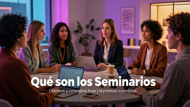 Seminarios dinámicos con profesionales en ambiente moderno