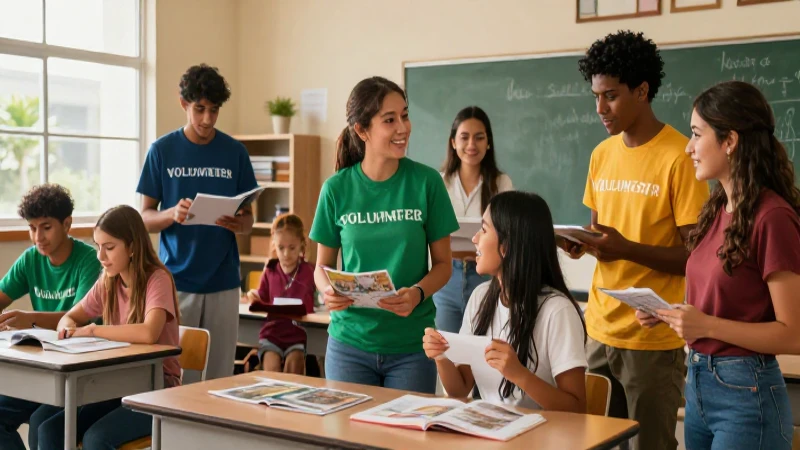 Jóvenes comparten recursos en aulas mexicanas