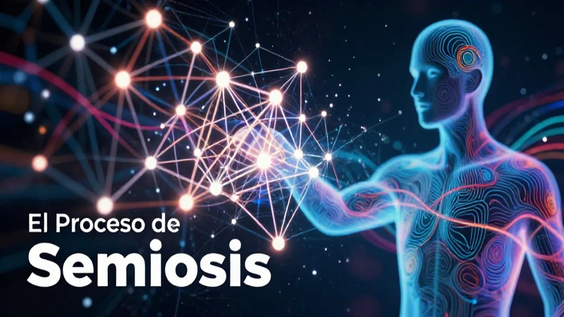 Semiosis: significado, definición y concepto explicado 3 Visualización compleja del proceso de semiosis