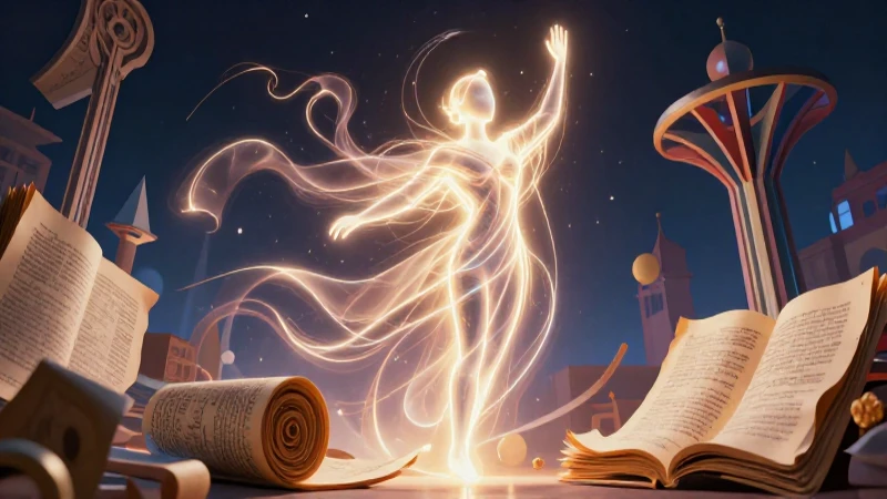 Sempiterno: Definición y Concepto en la Literatura 7 Abstracto vibrante de eternidad y modernidad