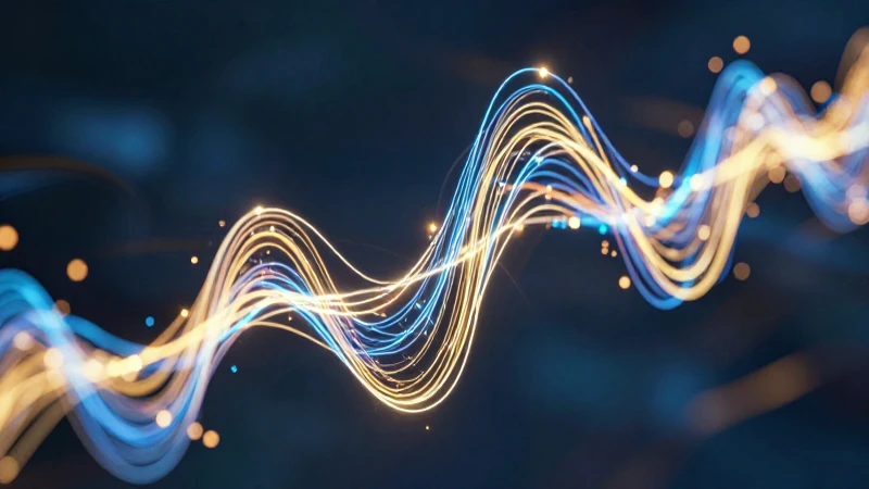 Onda energética futurista y abstracta
