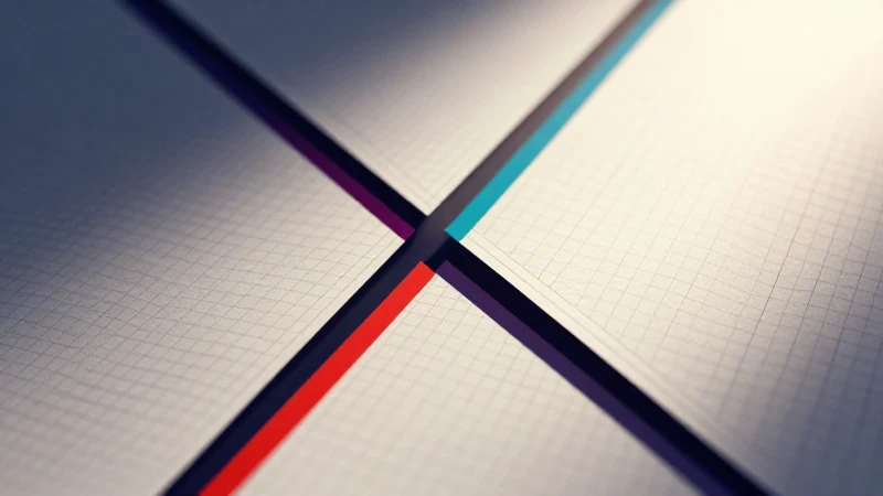 Diseño moderno y geométrico de ilustración digital