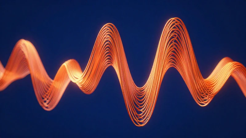 Domina la función seno y destaca en matemáticas: guía completa 3 Onda 3D vibrante, azul y naranja, estilo cinemático